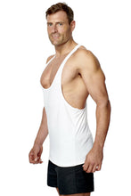 Load image into Gallery viewer, Athletic Sportswear Mens Stringer Vest White